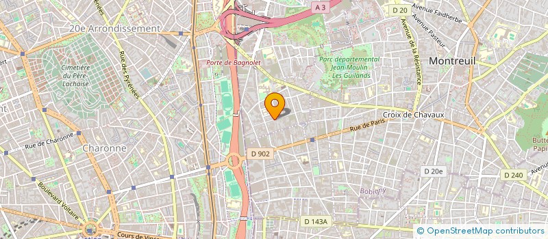localisation de l'entreprise LUZANNE à BAGNOLET