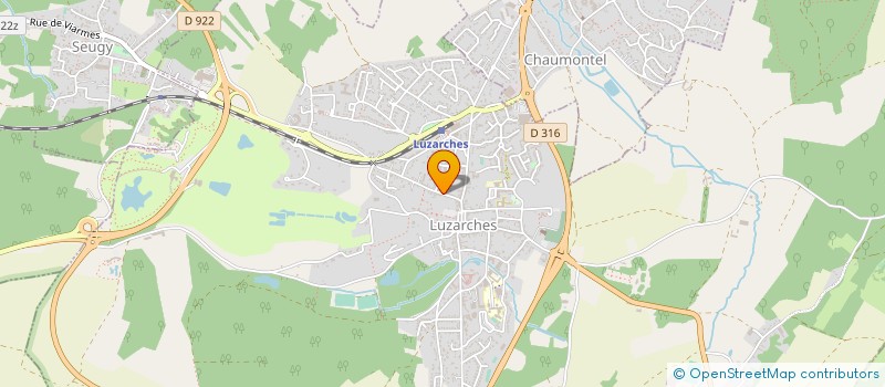 localisation de l'entreprise LUZARCHES IMMOBILIER à LUZARCHES