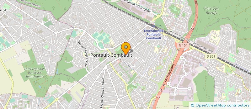 localisation de l'entreprise LUZARD DISTRIBUTION à PONTAULT-COMBAULT