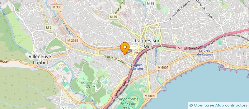 localisation de l'entreprise LUZDA CREATIVE STUDIOS  CAGNES-SUR-MER