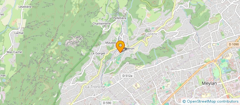 localisation de l'entreprise LUZE  CORENC