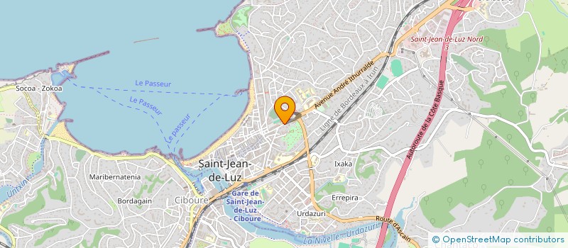 localisation de l'entreprise LUZEAN à SAINT-JEAN-DE-LUZ