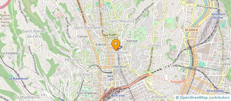 localisation de l'entreprise LUZELEC à NICE