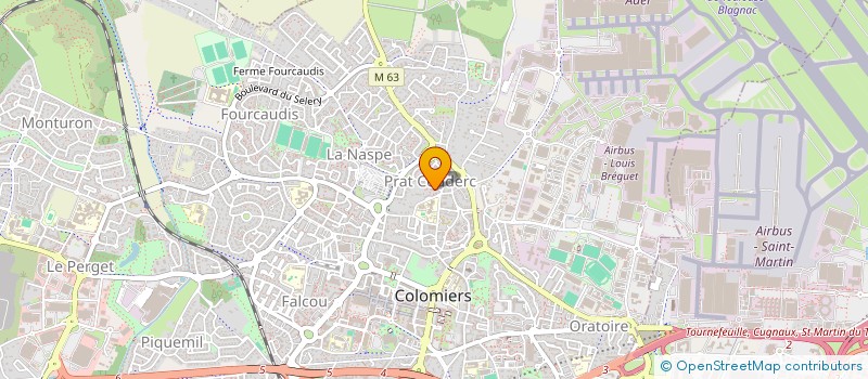 localisation de l'entreprise LUZENSON à COLOMIERS