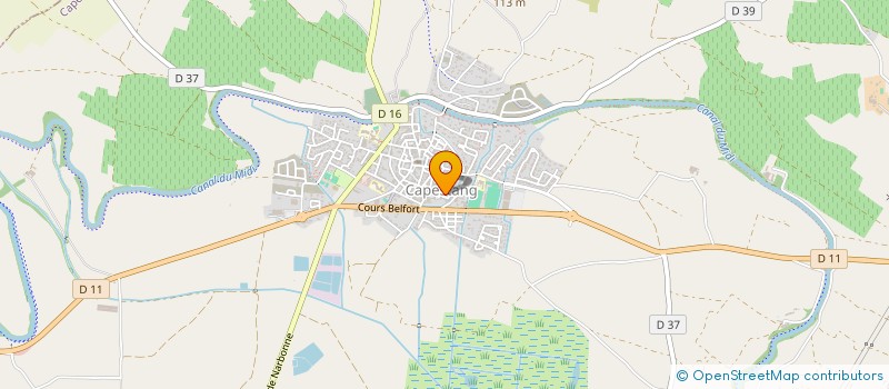 localisation de l'entreprise LUZEO  CAPESTANG