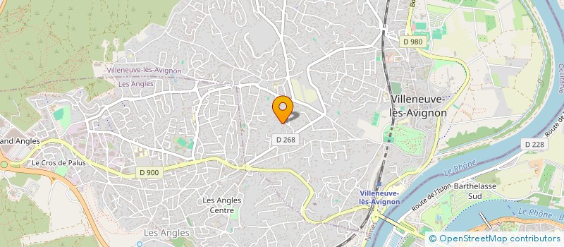 localisation de l'entreprise LUZERNE  VILLENEUVE-LES-AVIGNON