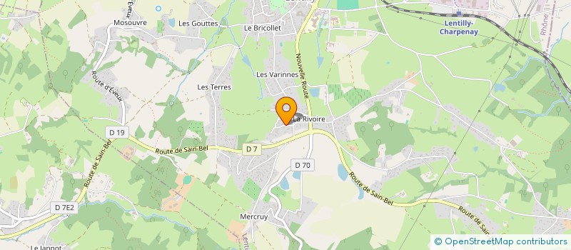 localisation de l'entreprise LUZERONDE INVESTMENT  LENTILLY