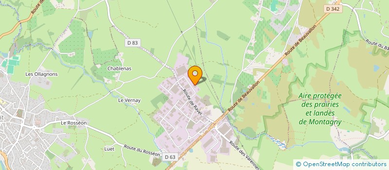 localisation de l'entreprise LUZEVA  SAINT-LAURENT-D'AGNY