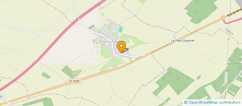 localisation de l'entreprise LUZIERES  CLAIRY-SAULCHOIX