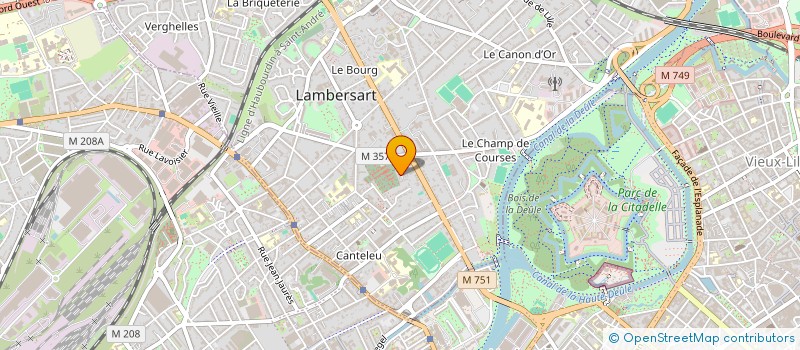 localisation de l'entreprise LUZINAMO à LAMBERSART
