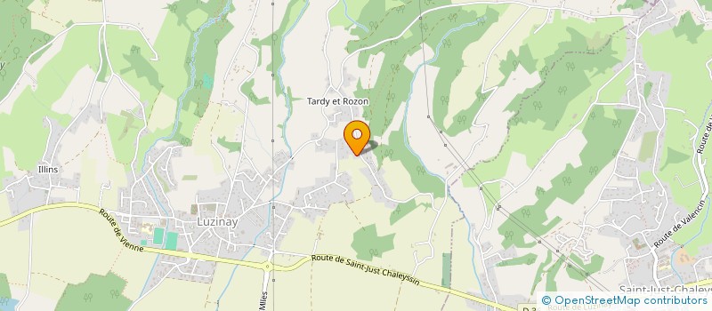 localisation de l'entreprise LUZINAY GYM  LUZINAY