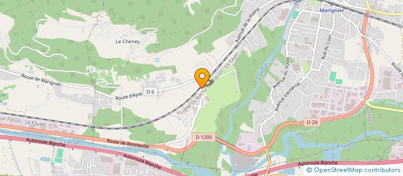 localisation de l'entreprise LUZO  MARIGNIER