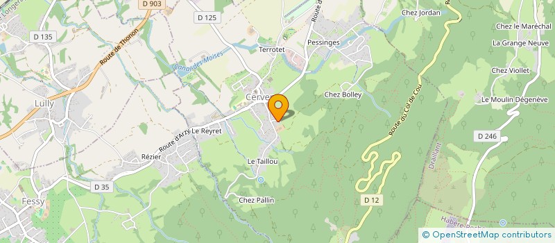 localisation de l'entreprise LUZO  CERVENS