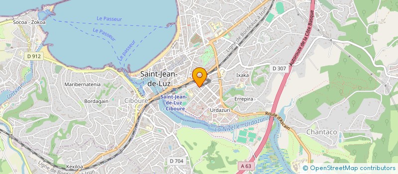localisation de l'entreprise LUZTIC à SAINT-JEAN-DE-LUZ