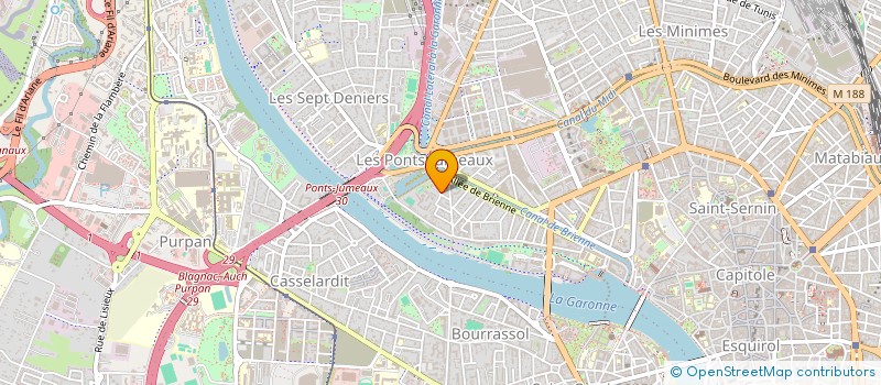 localisation de l'entreprise LV  TOULOUSE