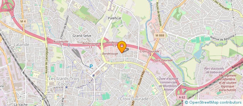 localisation de l'entreprise LV ACCOMPAGNEMENT  TOULOUSE