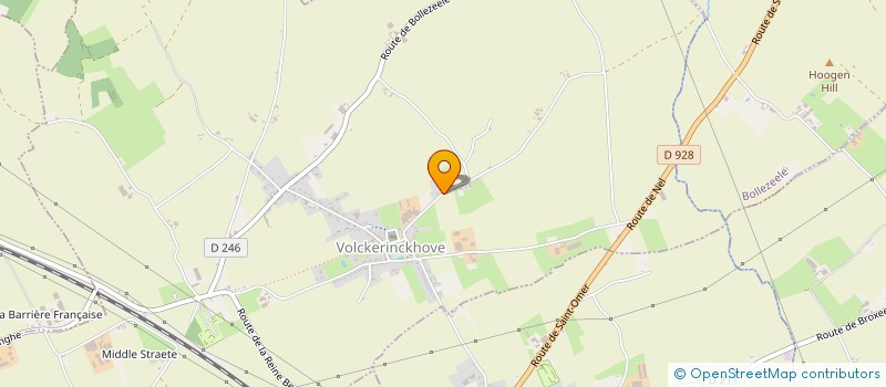 localisation de l'entreprise LV AND CO à VOLCKERINCKHOVE