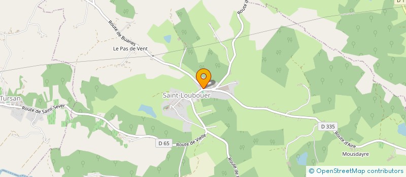 localisation de l'entreprise LV ARTS  SAINT-LOUBOUER