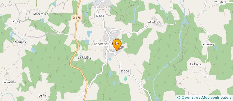 localisation de l'entreprise LV BATI TOIT à CHAILLAC-SUR-VIENNE