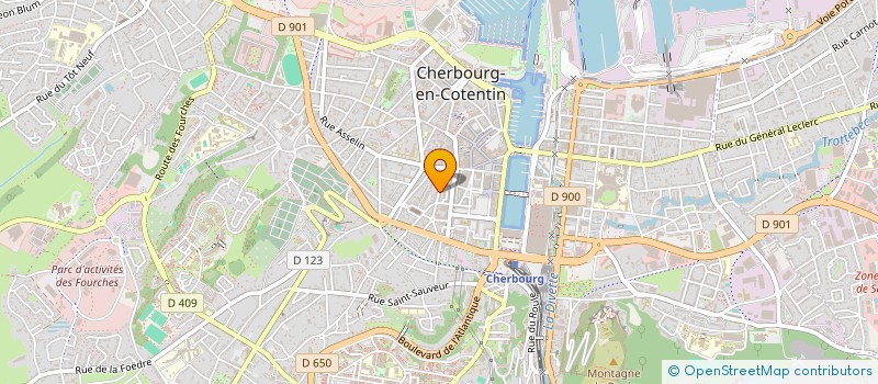 localisation de l'entreprise LV BATIMENT  CHERBOURG-EN-COTENTIN