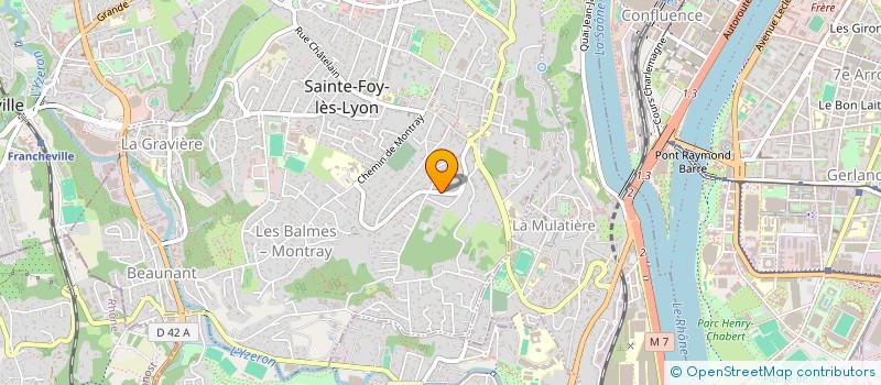 localisation de l'entreprise LV BOAT  SAINTE-FOY-LES-LYON