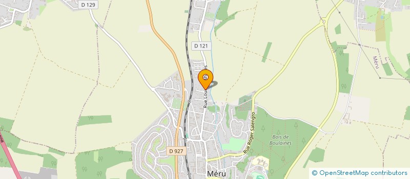 localisation de l'entreprise LV CHAUFF  MERU