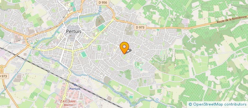 localisation de l'entreprise LV CLOISONS à PERTUIS