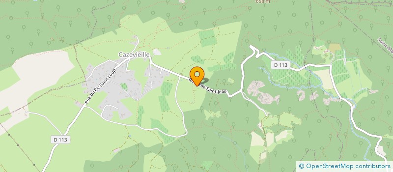 localisation de l'entreprise LV COIFFURE  CAZEVIEILLE