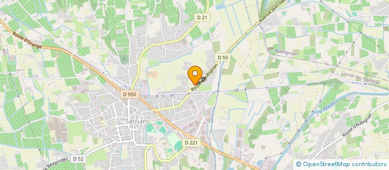 localisation de l'entreprise LV - COMBE  SARRIANS