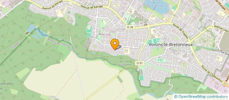 localisation de l'entreprise LV COMPANY  VOISINS-LE-BRETONNEUX