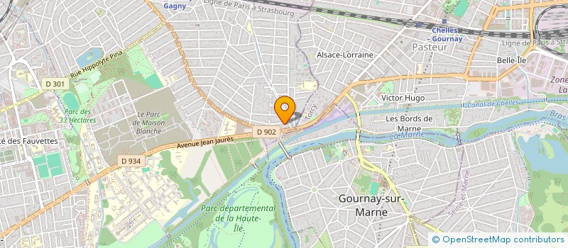 localisation de l'entreprise LV CONCEPT  VILLABE