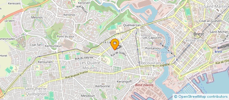 localisation de l'entreprise LV CONSULTING ET SERVICES à BREST