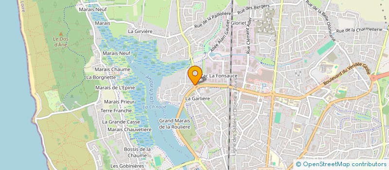 localisation de l'entreprise LV DECORATION  LES SABLES-D'OLONNE