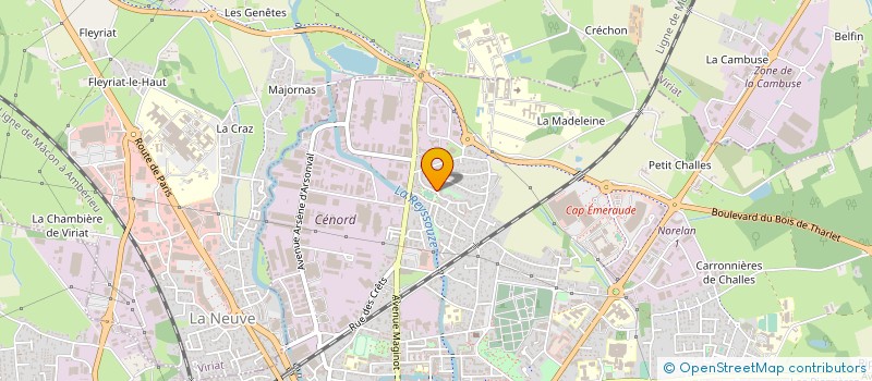 localisation de l'entreprise LV DRIVE  OULLINS-PIERRE-BENITE