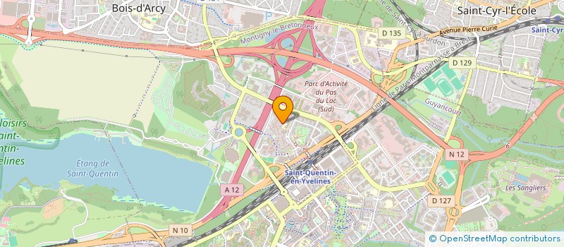 localisation de l'entreprise LV ELEC 78 à MONTIGNY-LE-BRETONNEUX