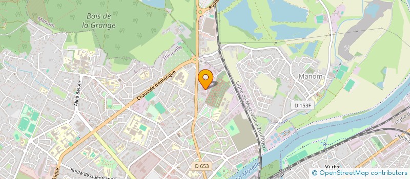 localisation de l'entreprise LV EUROPE à THIONVILLE