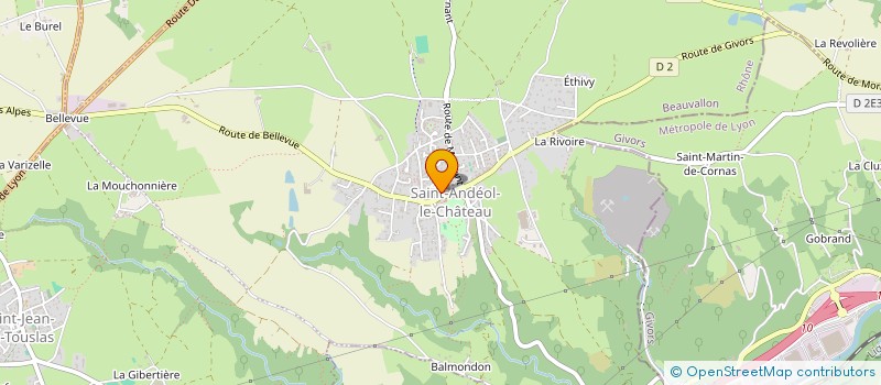 localisation de l'entreprise LV FIBRE OPTIQUE  SAINTE-CONSORCE