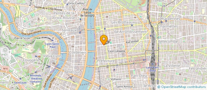 localisation de l'entreprise LV FUTURA  LYON