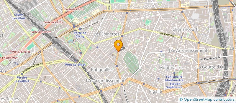 localisation de l'entreprise LV GARAGE à PARIS