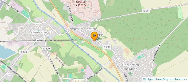 localisation de l'entreprise LV GESTION  OBERHOFFEN-SUR-MODER