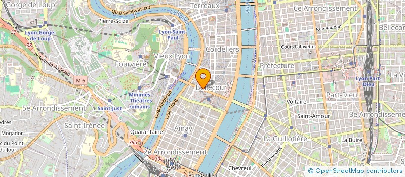 localisation de l'entreprise LV GROUP à LYON