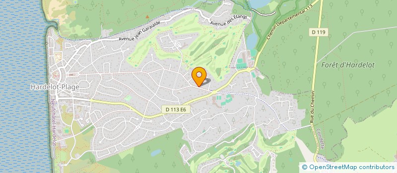 localisation de l'entreprise LV IMMO  NEUFCHATEL-HARDELOT