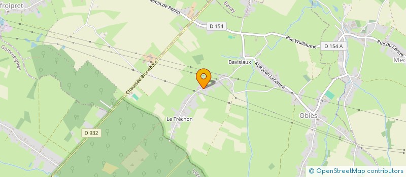 localisation de l'entreprise LV IMMO  OBIES