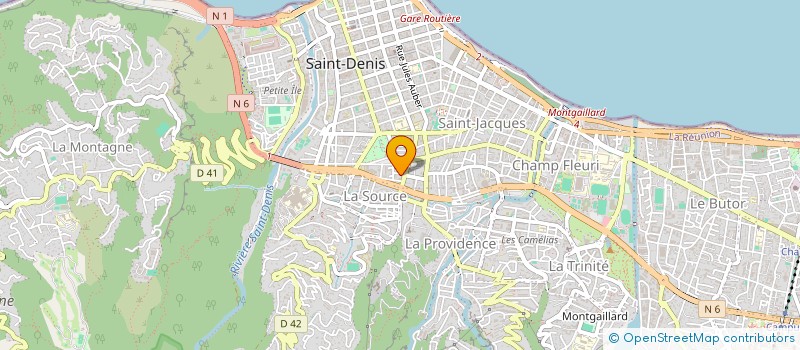 localisation de l'entreprise LV IMMO 974 à SAINT-DENIS