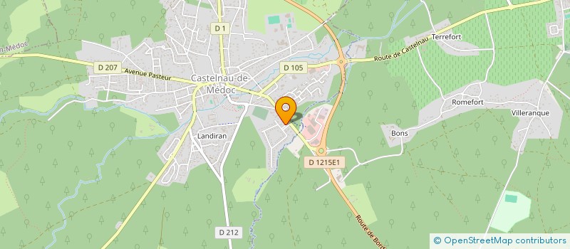 localisation de l'entreprise LV MULTISERVICES  CASTELNAU-DE-MEDOC