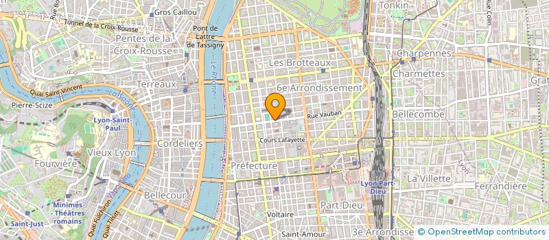 localisation de l'entreprise LV PARTNERS  LYON