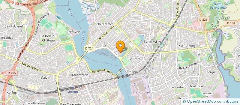 localisation de l'entreprise LV PHARMA  LANESTER