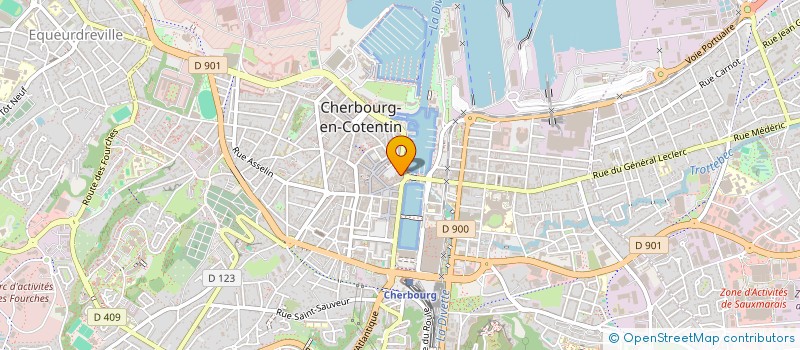 localisation de l'entreprise LV PLAISANCE  CHERBOURG-EN-COTENTIN