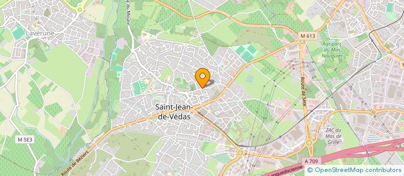 localisation de l'entreprise LV PROMOTION IMMOBILIERE  SAINT-JEAN-DE-VEDAS