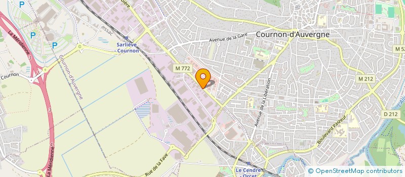 localisation de l'entreprise LV RECEPTION  COURNON-D'AUVERGNE